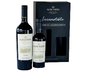 Kit Vinho Alta Vista Malbec 750ml e Cabernet Sauvignon 375ml